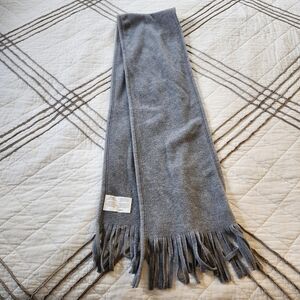 Medium Grey Heather Fleece Scarf